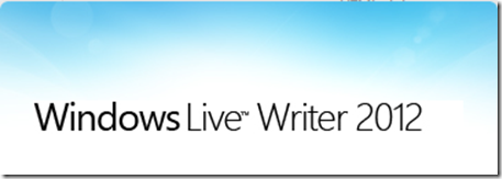 Windows Live Writer 2012